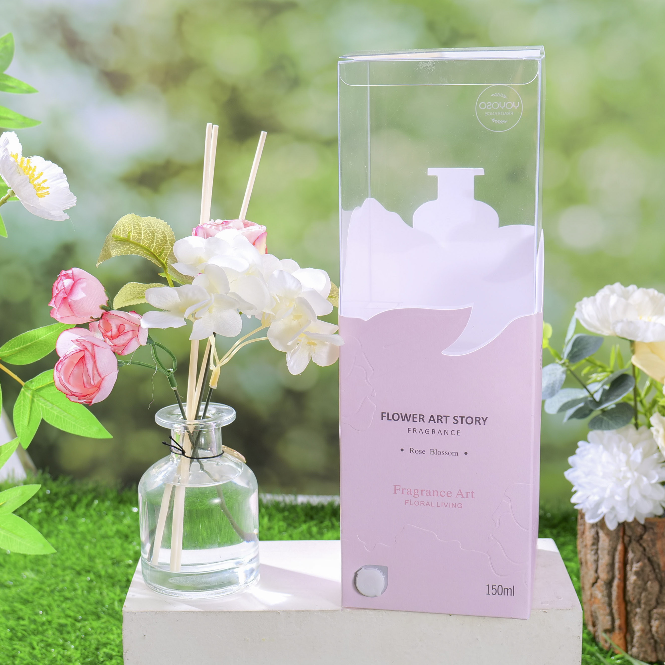 花艺趣事无火香薰系列玫瑰花香150ml